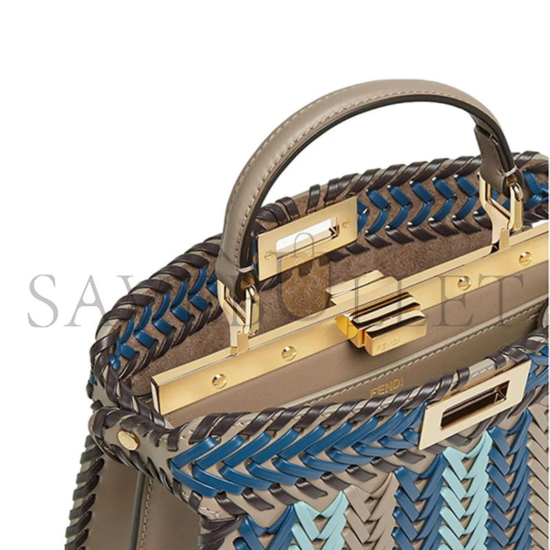 FENDI PEEKABOO ISEEU LEATHER MULTICOLOUR 8BN327AS7EF1PPV (27*20*11cm)